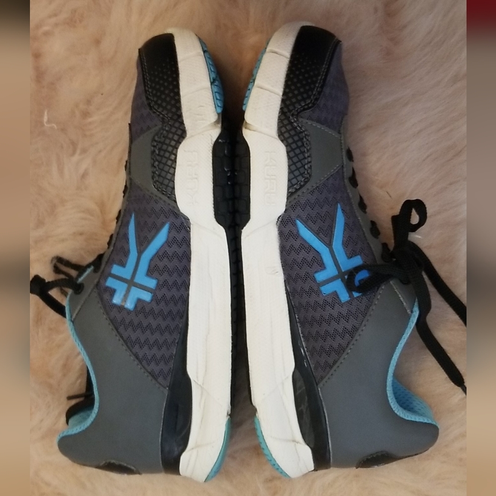 Kuru Quantum Women Athletic Tennis Shoe Sneaker Running Walk Jog Gray Blue 9 - Picture 7 of 10